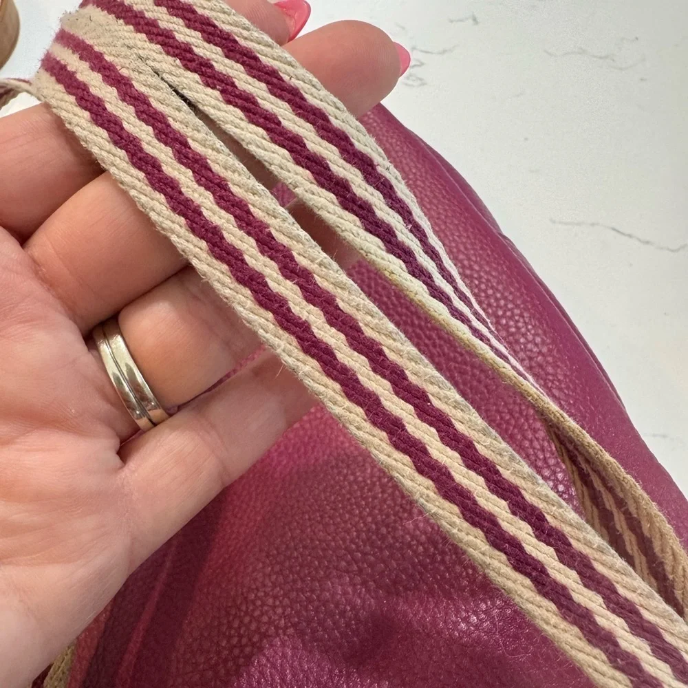 Jewell small backpack purse.  Purple in color. Good used condition.